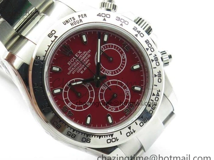 MiroTime 0417 Daytona 116520 SS UBF Best Edition Red Stick Markers Dial on SS Bracelet A Reliable 2951